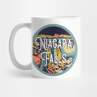 Niagara Falls Vintage Travel Decal Mug